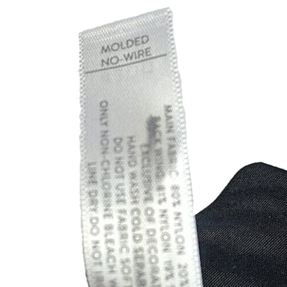 Livi Active Lane Bryant Womens Bra Sports Molded No Wire 40D Solid Black - Picture 7 of 7